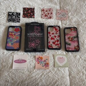 4 iPhone 12 Pro Wild Flower Phone Cases